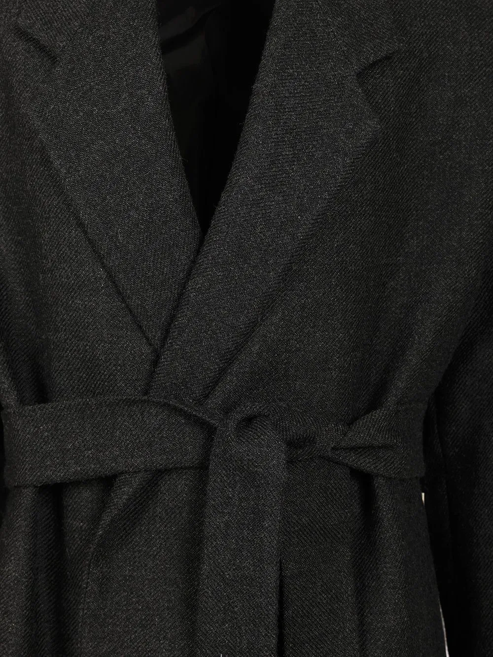 Belted Waist Relaxed Coat
