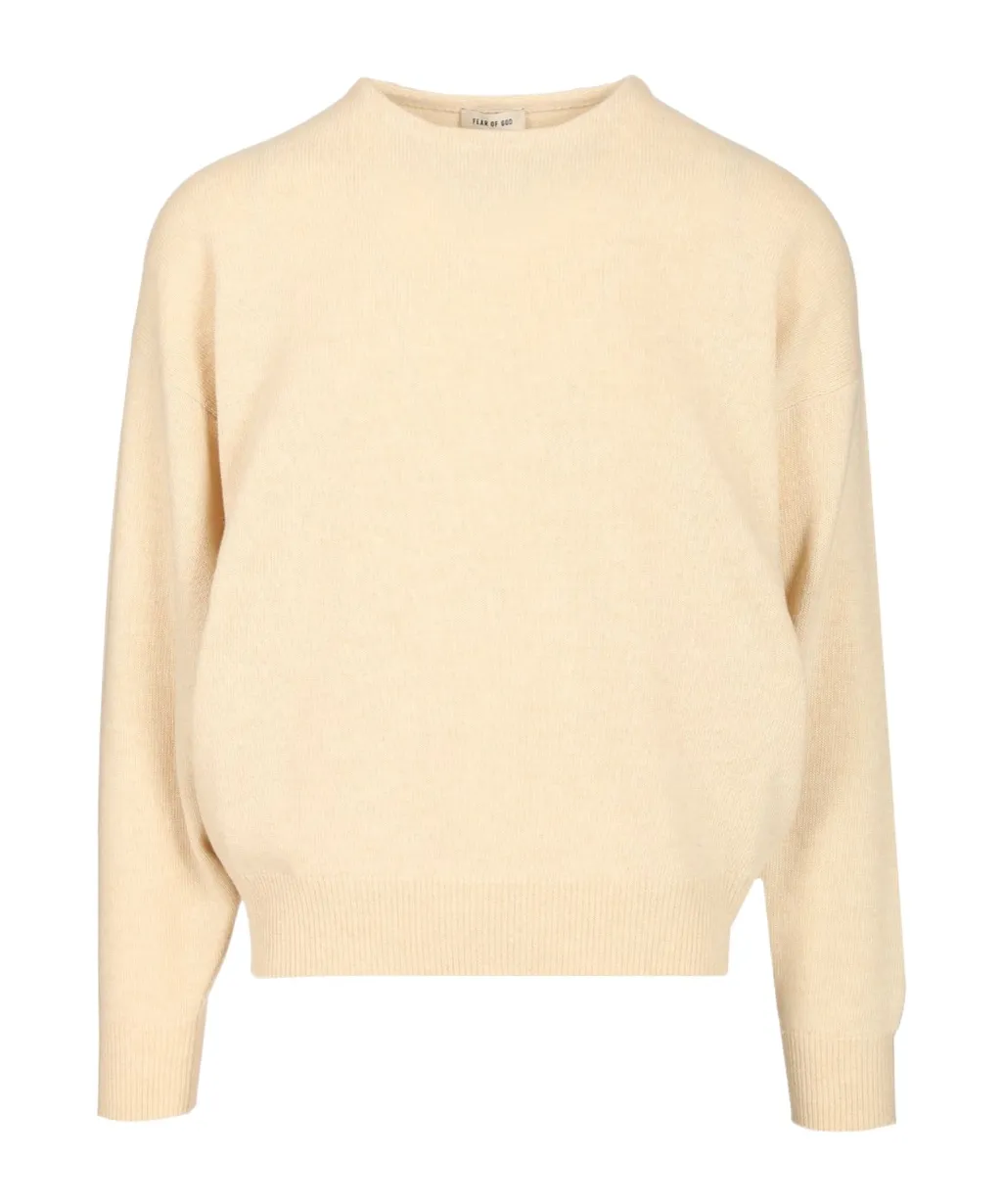 Relaxed Fit Knit Crewneck Jumper