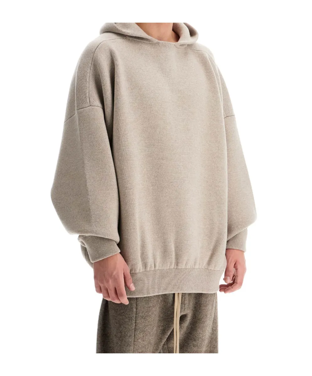 Knitted Hooded Jumper