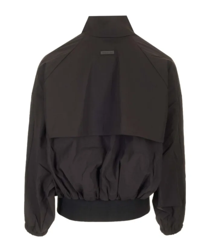Logo Detailed Zipped Bomber Jacket
