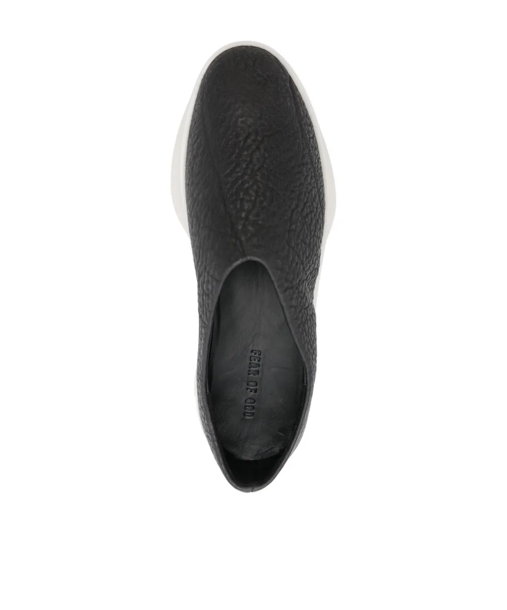 Textured-Finish Loafers