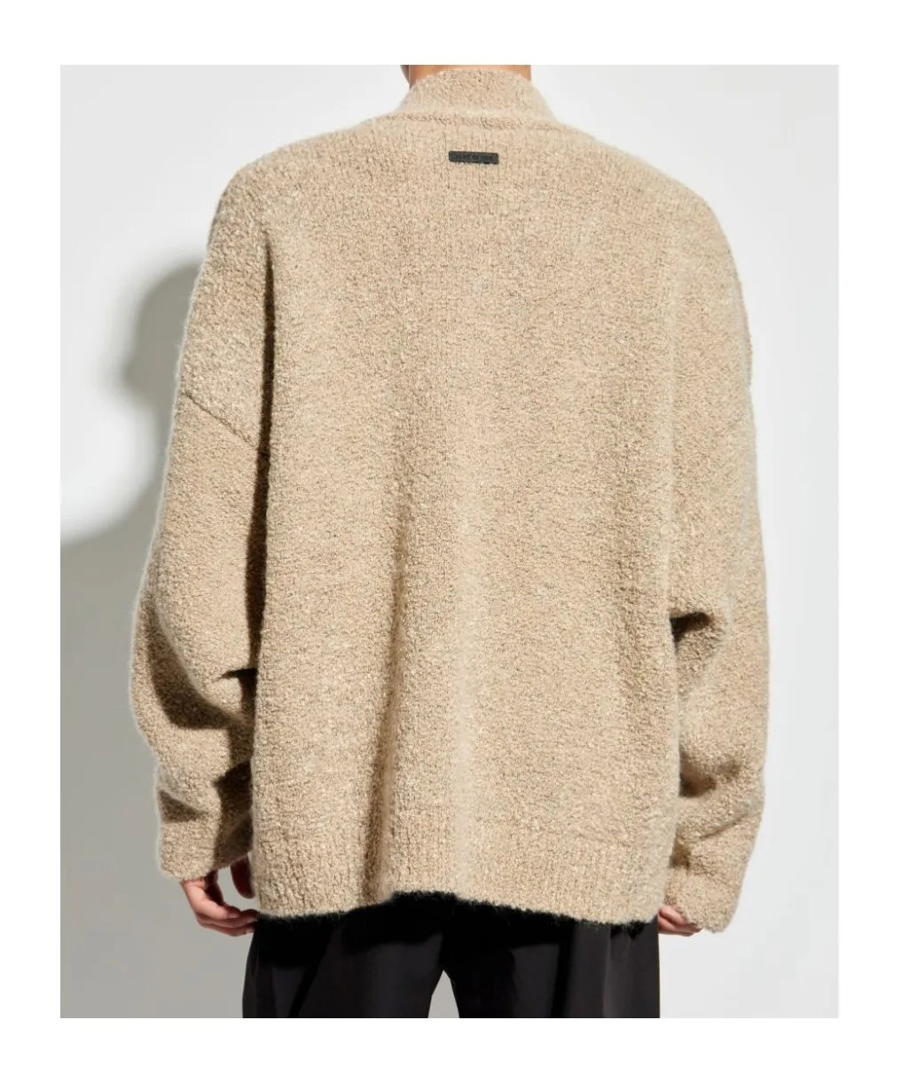 Overlapping V-Neck Sweater