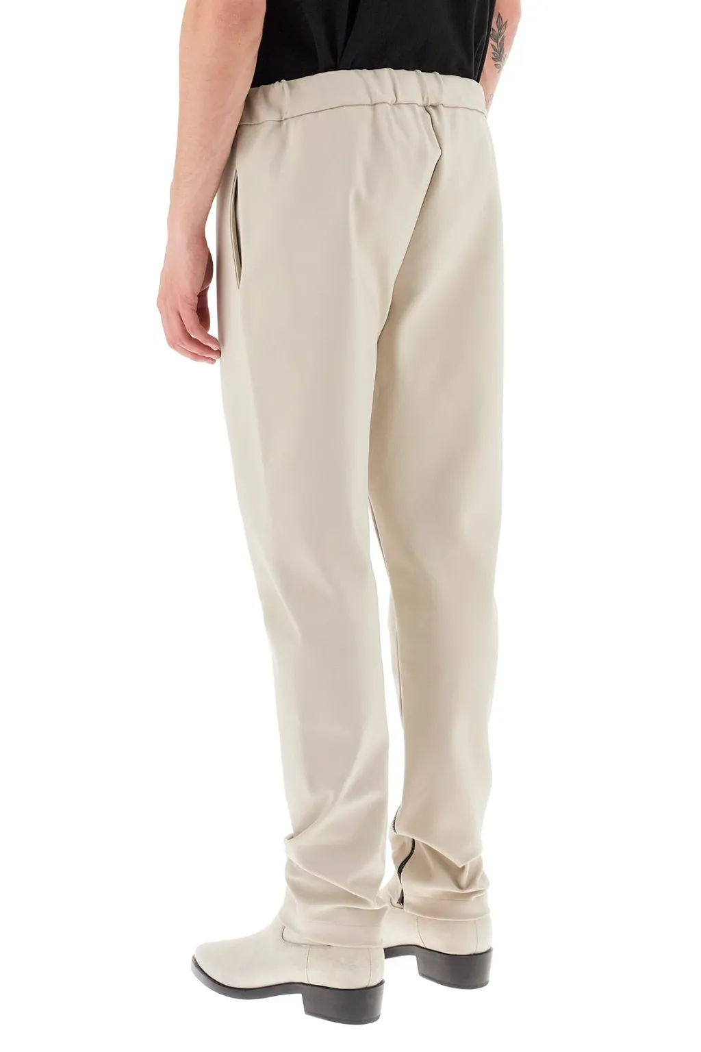 Logo Patch Drawstring Sweatpants