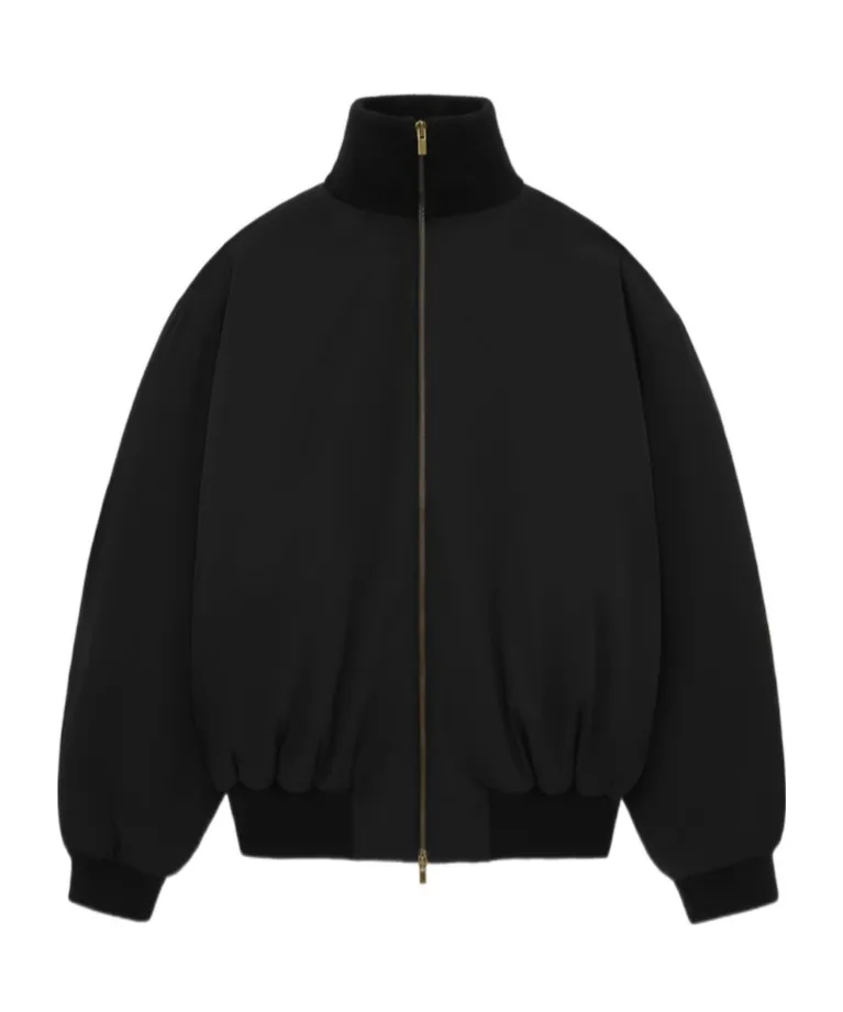 Zipped Bomber Jacket