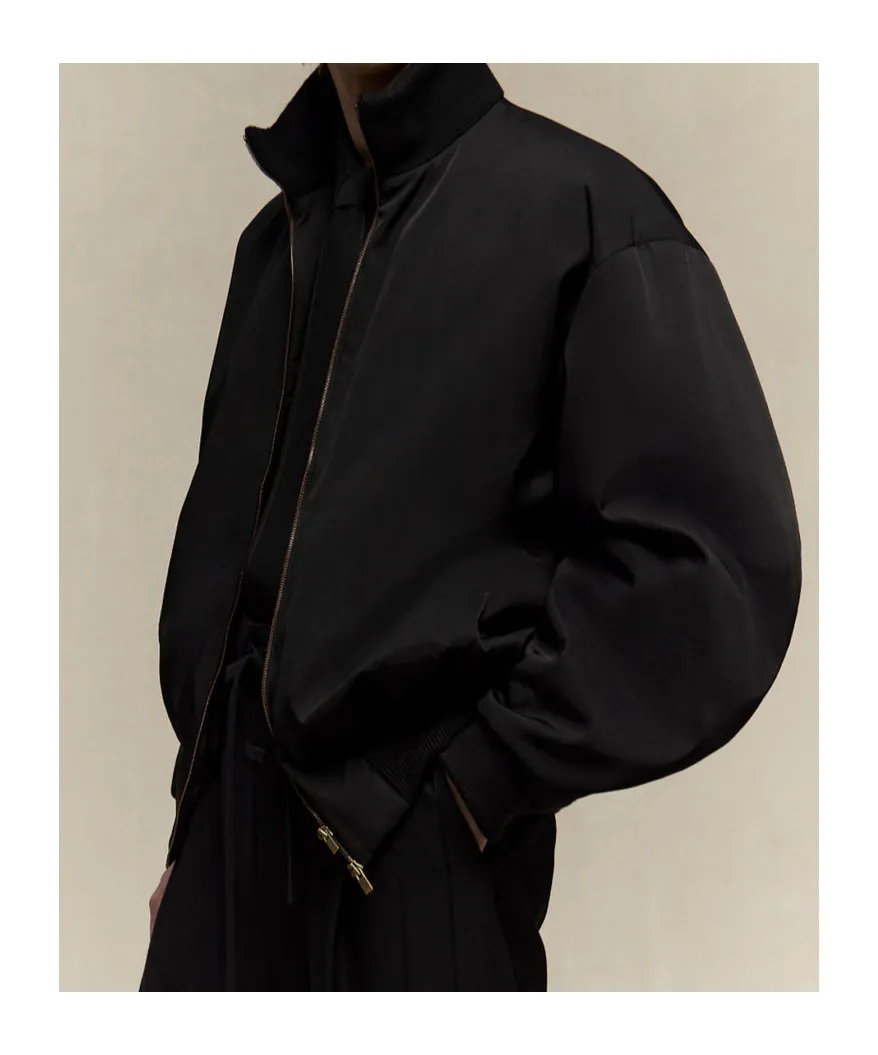 Zipped Bomber Jacket
