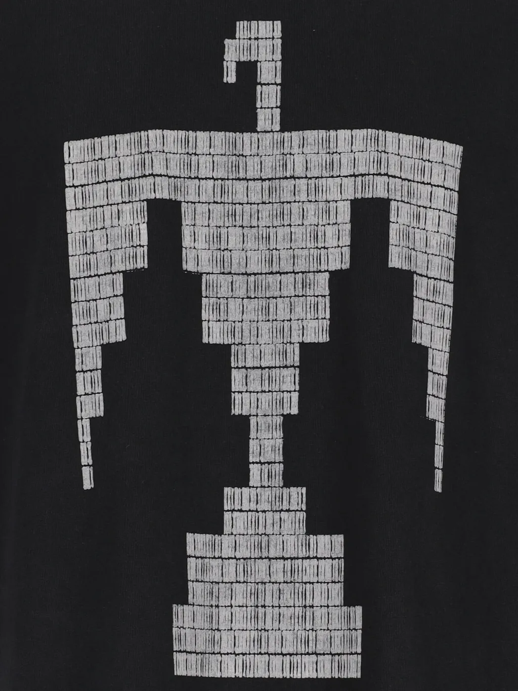 Patterned Crew Neck T-Shirt