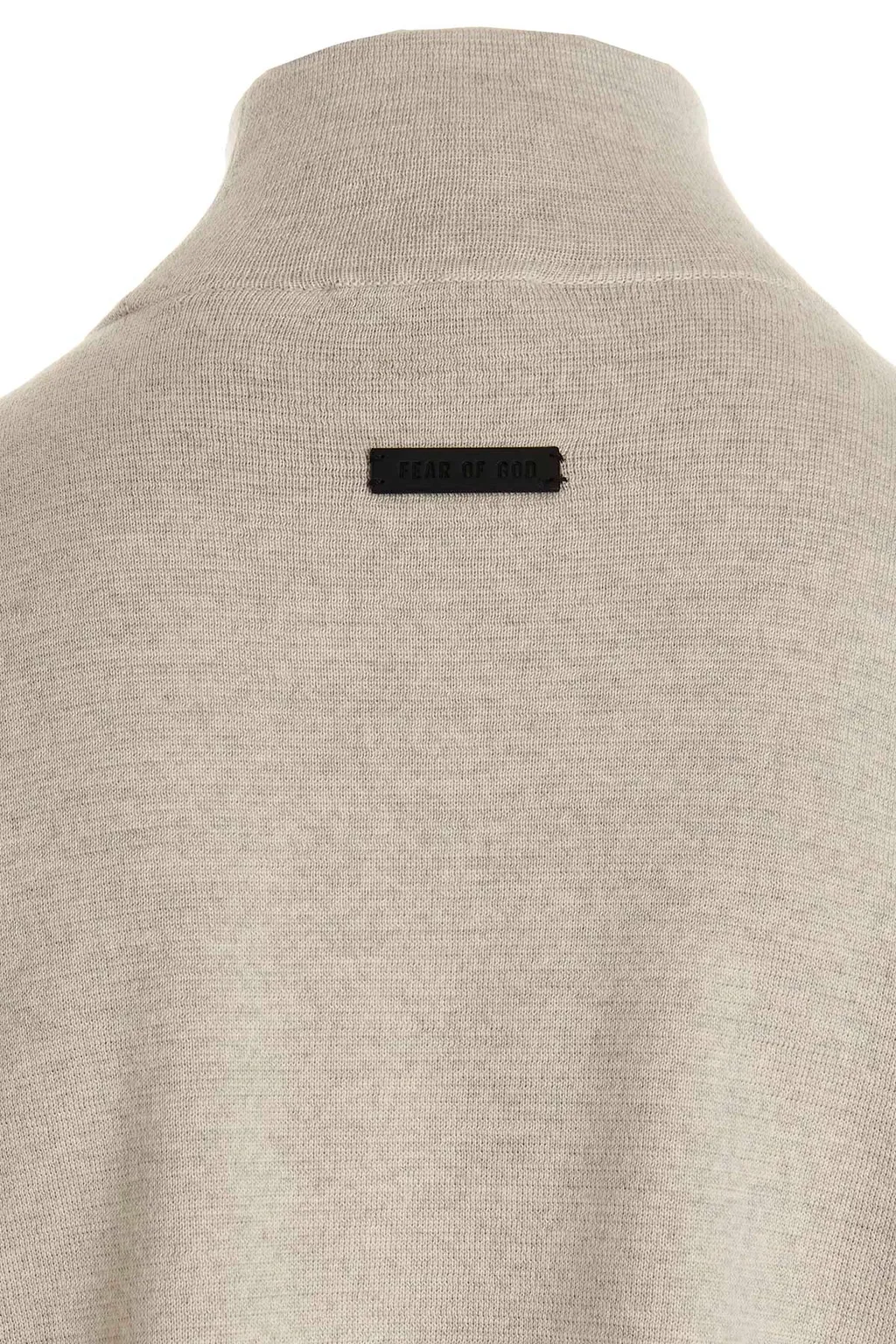 Logo Patch Turtle Neck Jumper