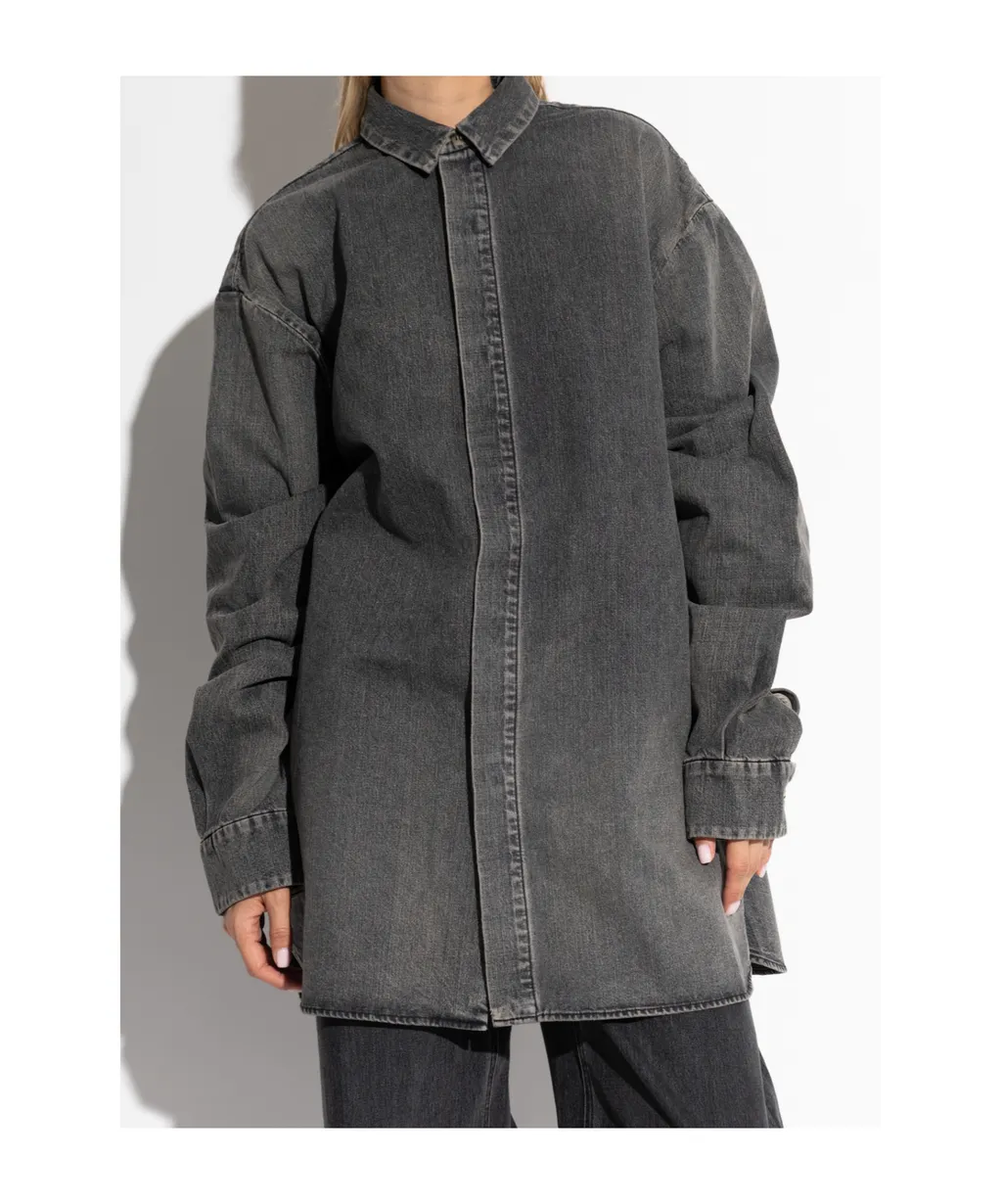 Vented Denim Shirt