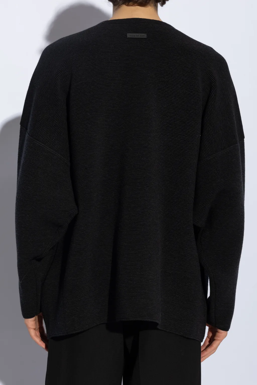Ottoman Wool Ribbed Jumper