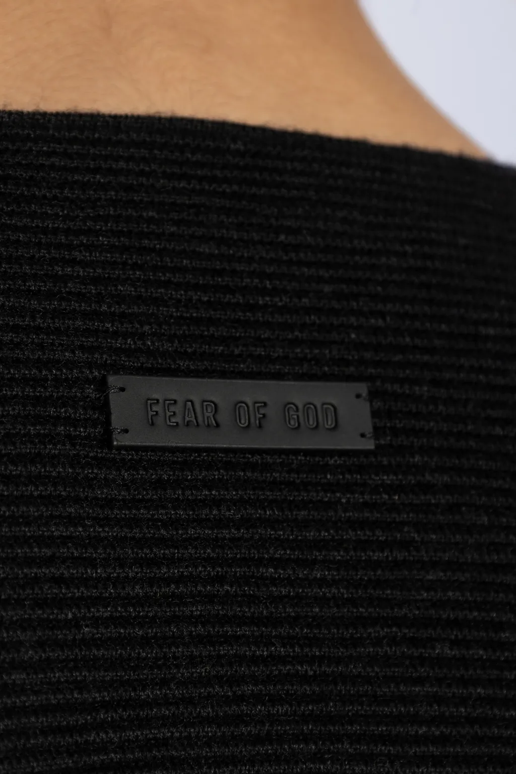 Ottoman Wool Ribbed Jumper