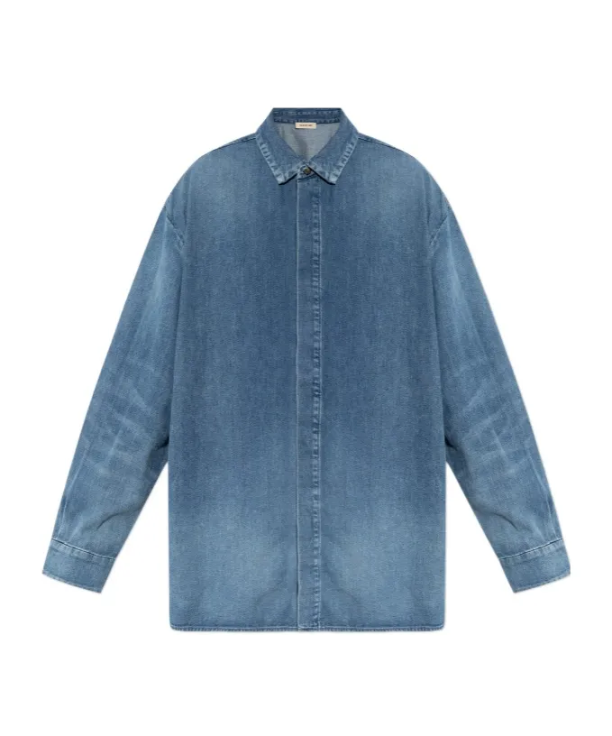 Vented Denim Shirt