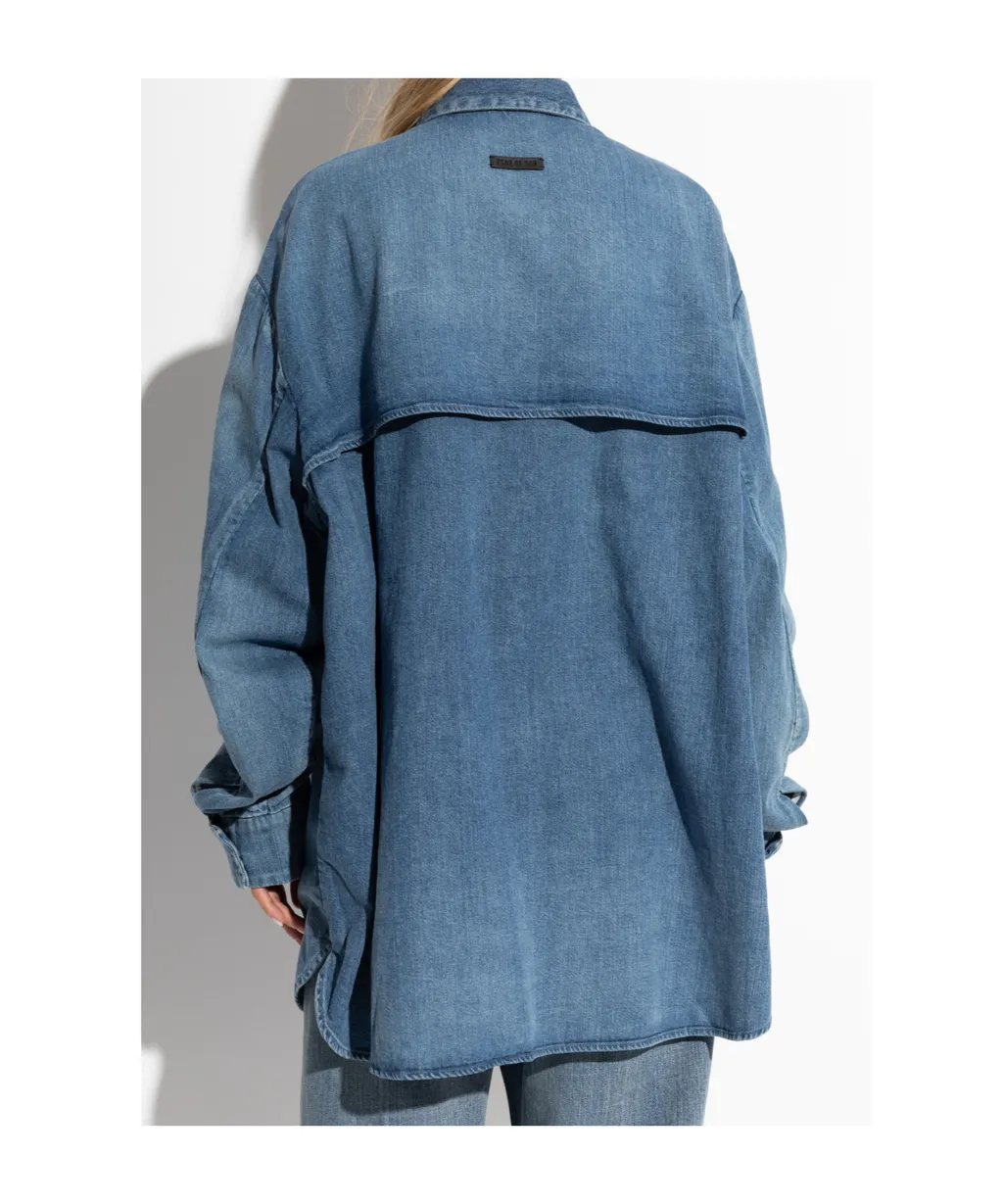 Vented Denim Shirt