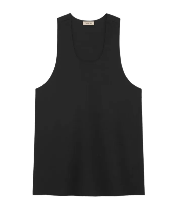 U-Neck Silk Tank Top