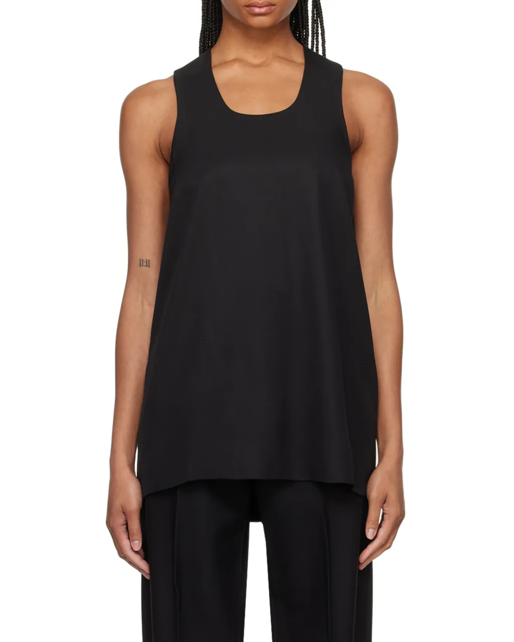 U-Neck Silk Tank Top