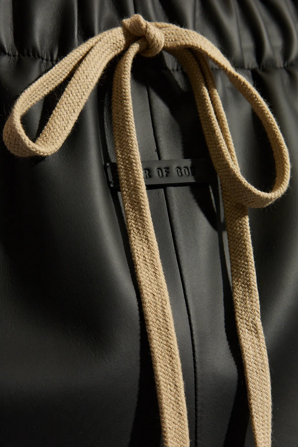 Pleated Wide-Leg Drawstring Trousers