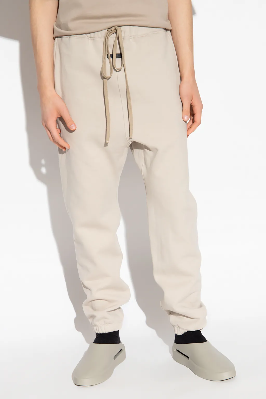 Drawstring Straight Leg Trousers