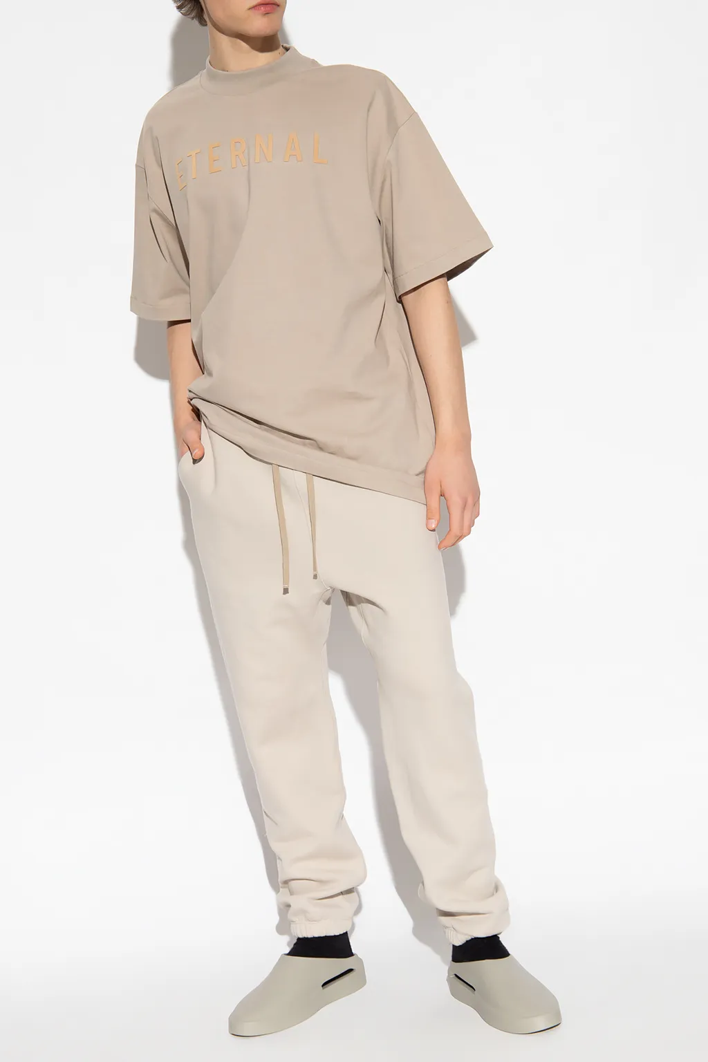Drawstring Straight Leg Trousers