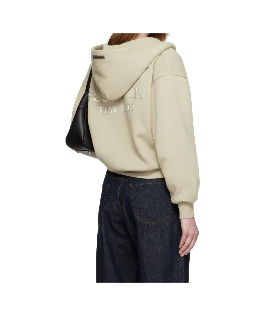 Zipper Hooded Sweatshirt