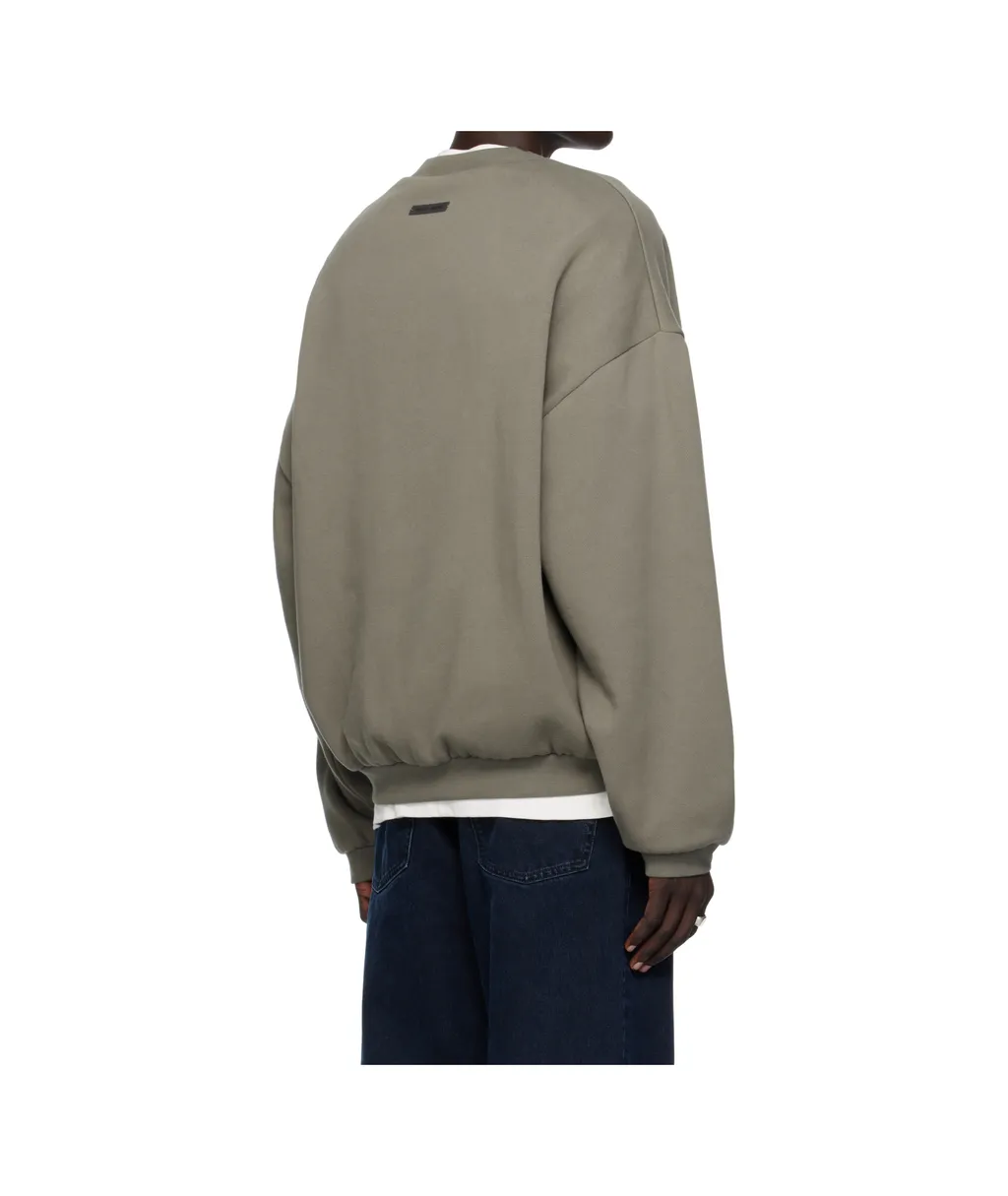 Logo Embroidered Crewneck Sweatshirt
