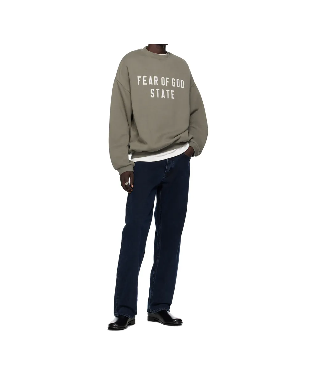 Logo Embroidered Crewneck Sweatshirt