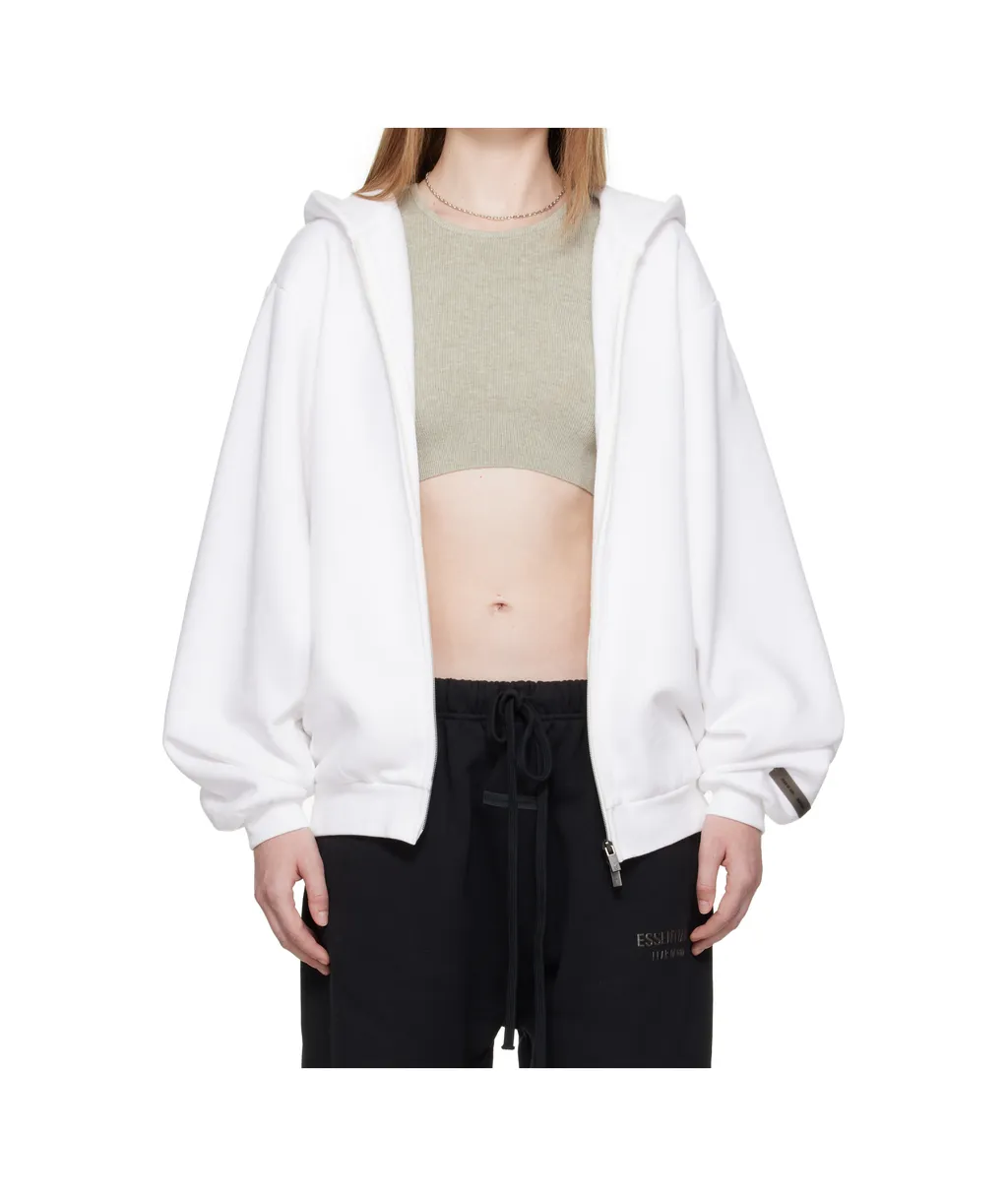 Zipper Hooded Sweatshirt