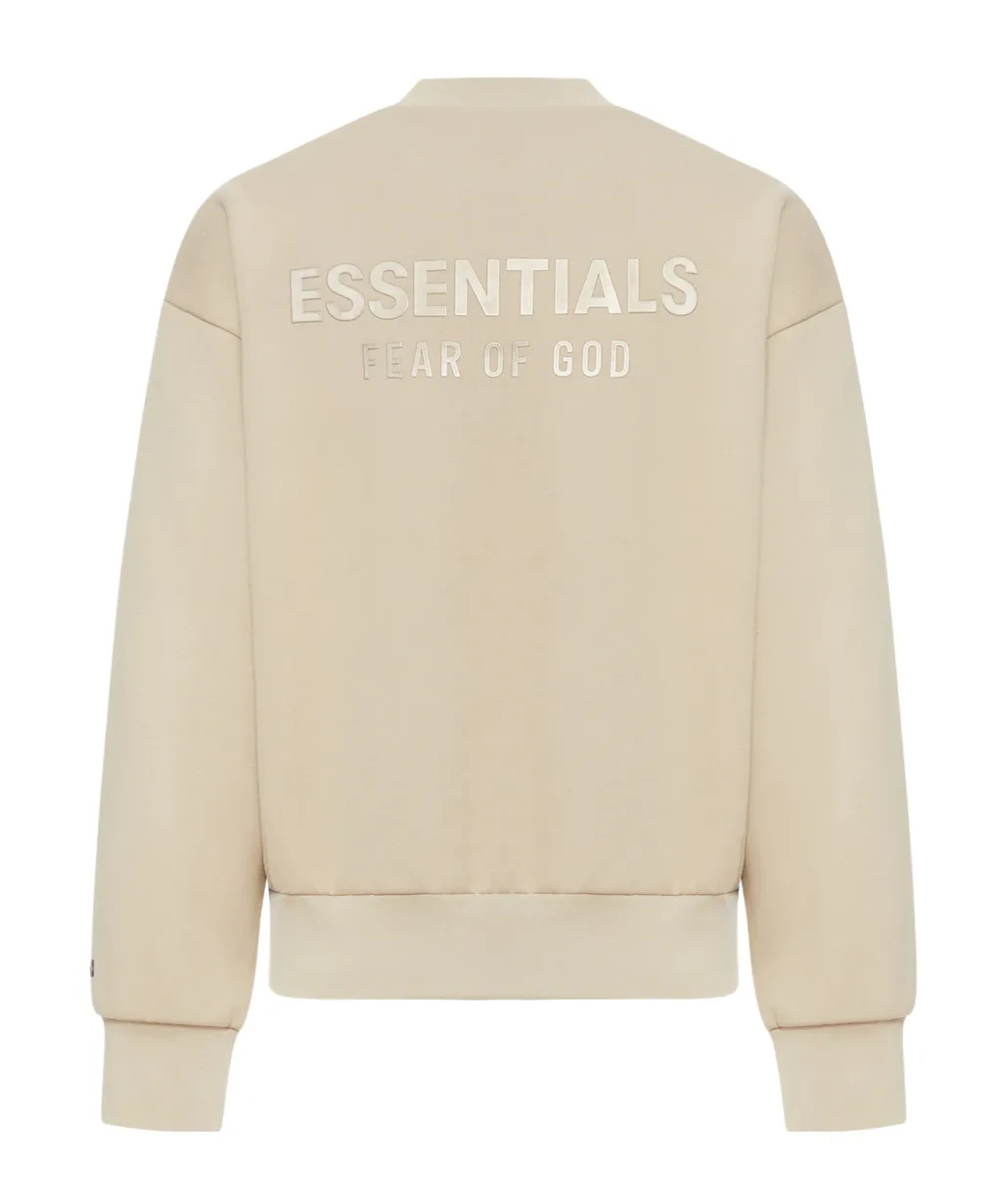 Logo Plaque Crewneck Sweatshirt