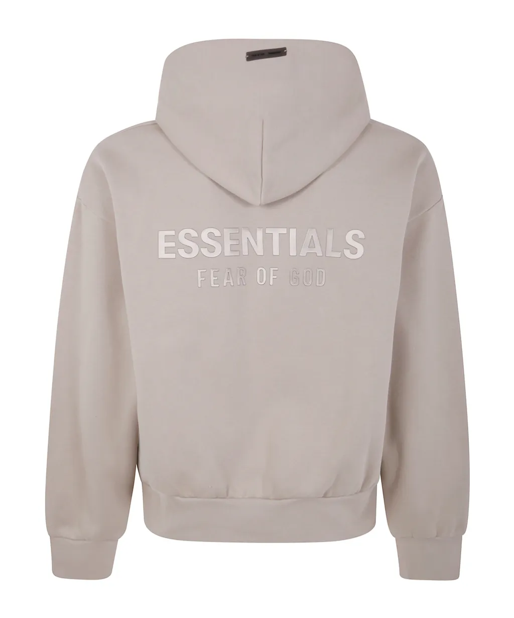 Metallic Logo Fleece Hoodie