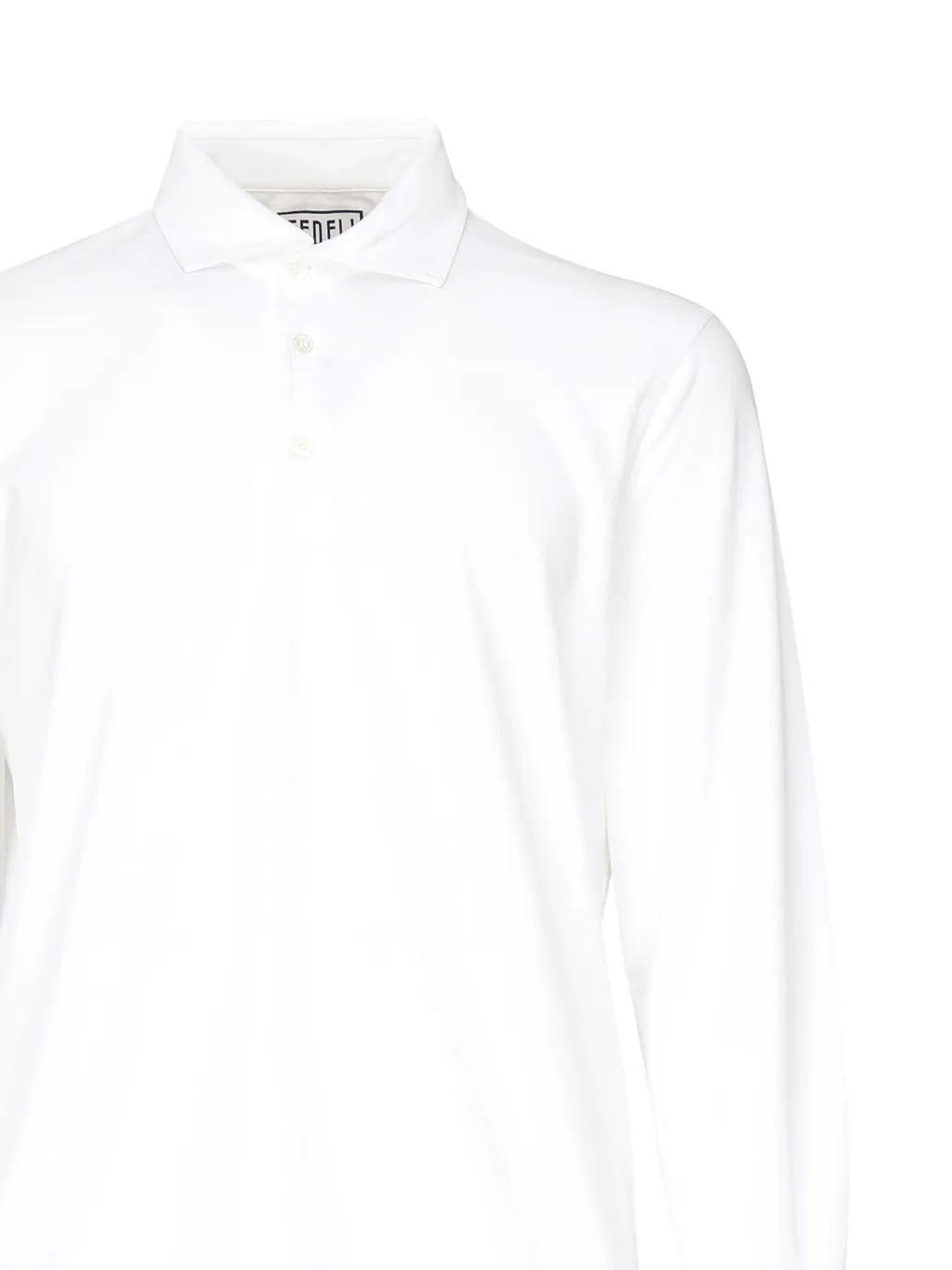 Mother Of Pearl Button Polo Shirt