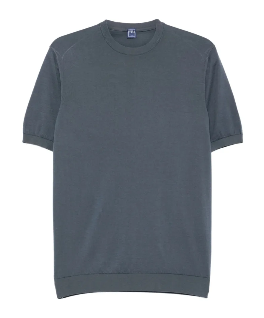 Fine-Knit T-Shirt