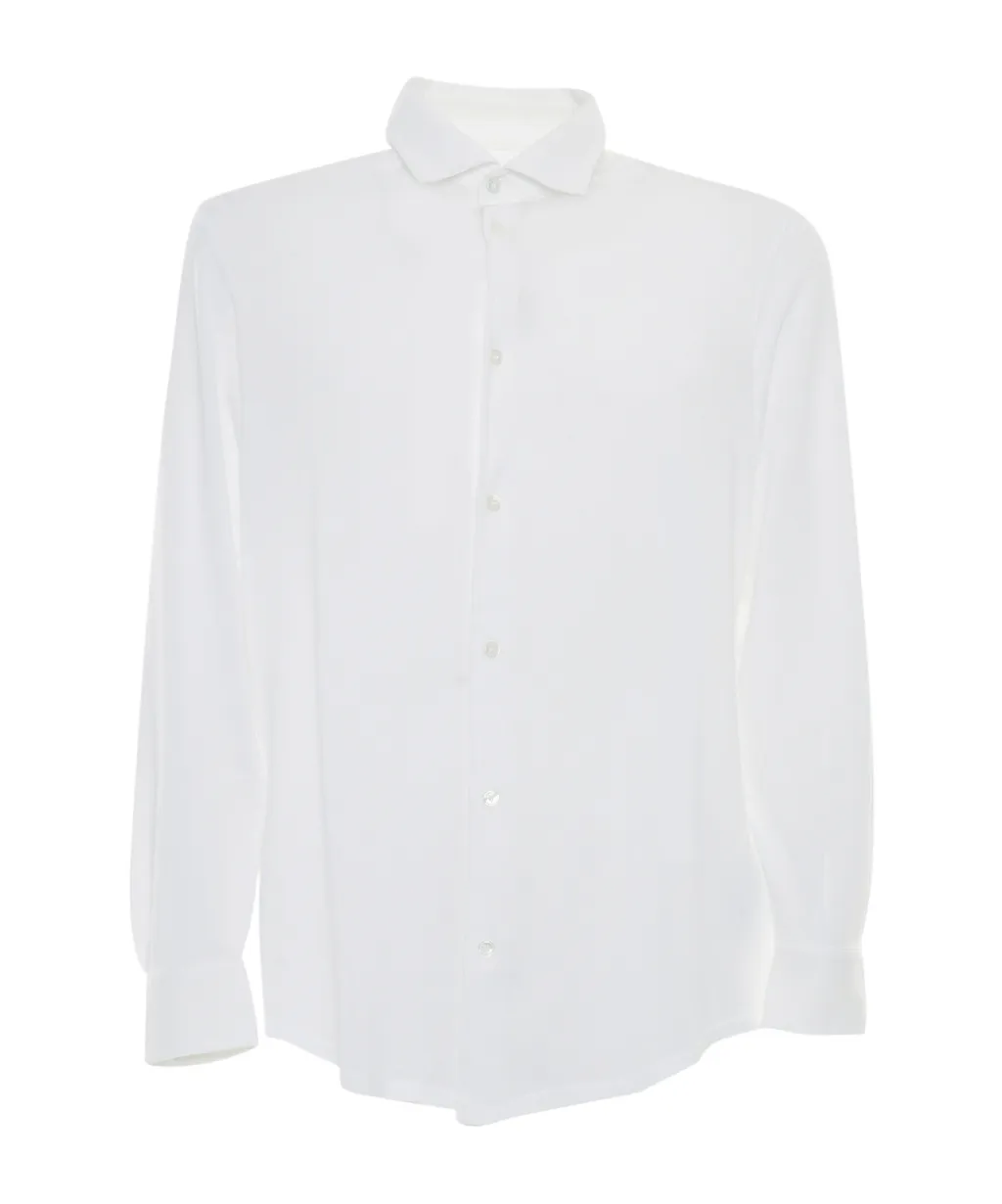 Long-Sleeved Cotton Shirt