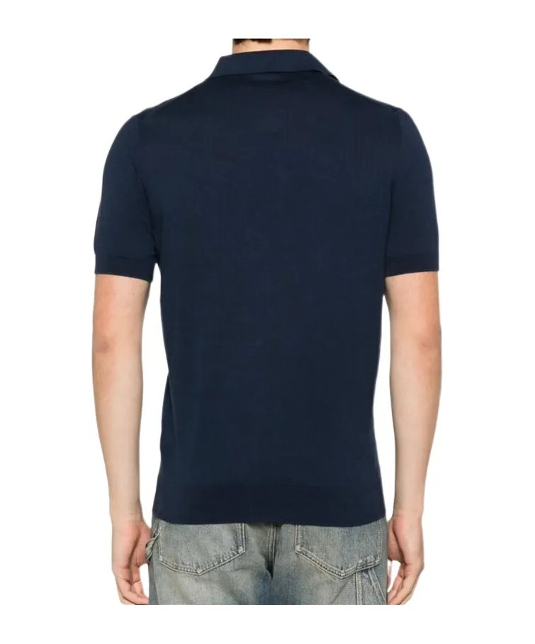 Open Neck Polo Shirt