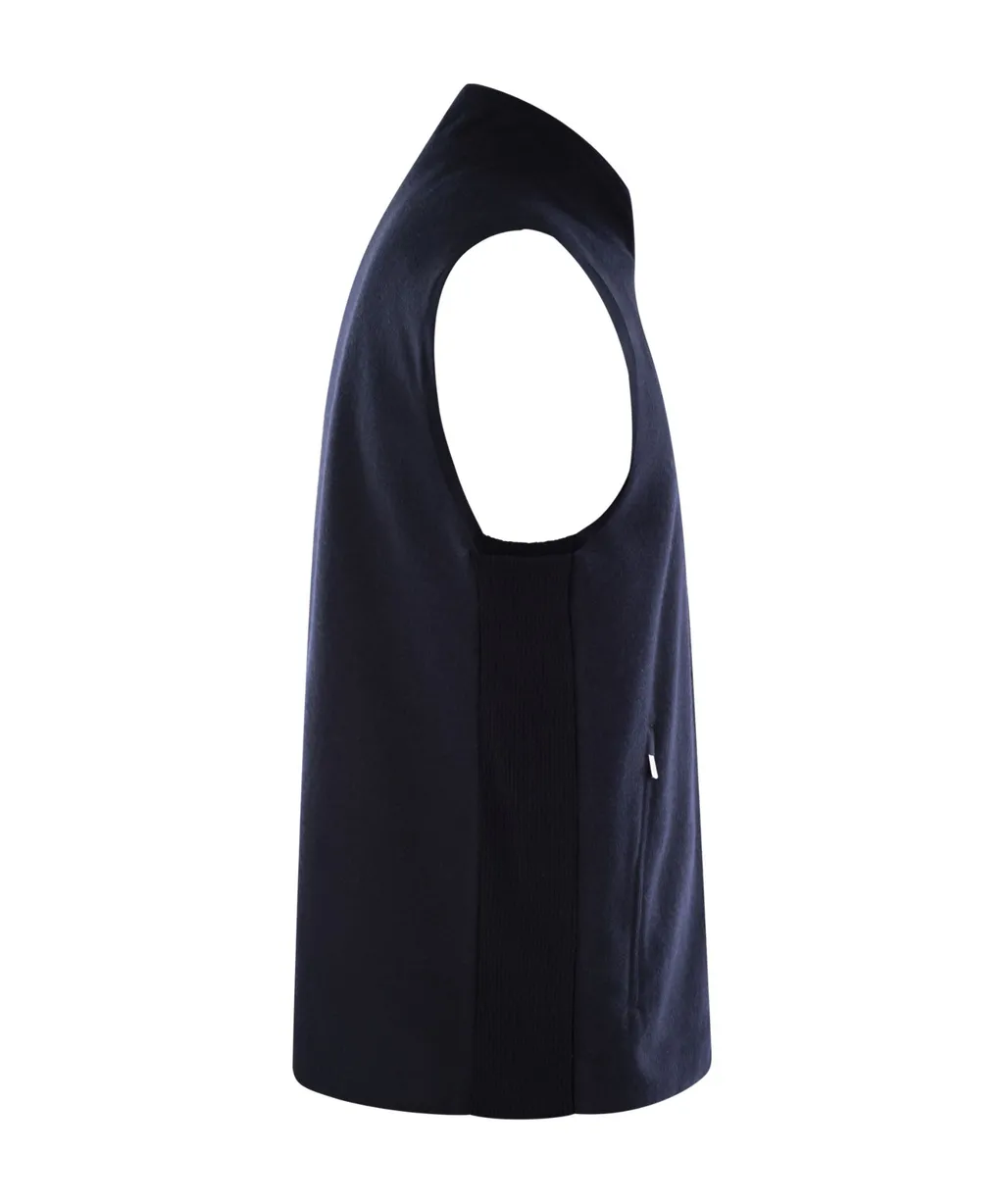 Zip-Up Cashmere Waistcoat