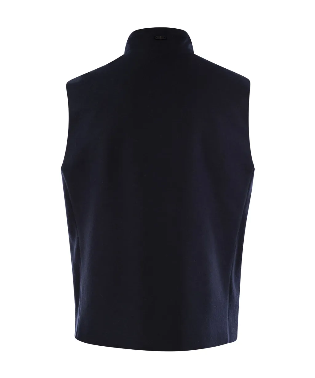 Zip-Up Cashmere Waistcoat
