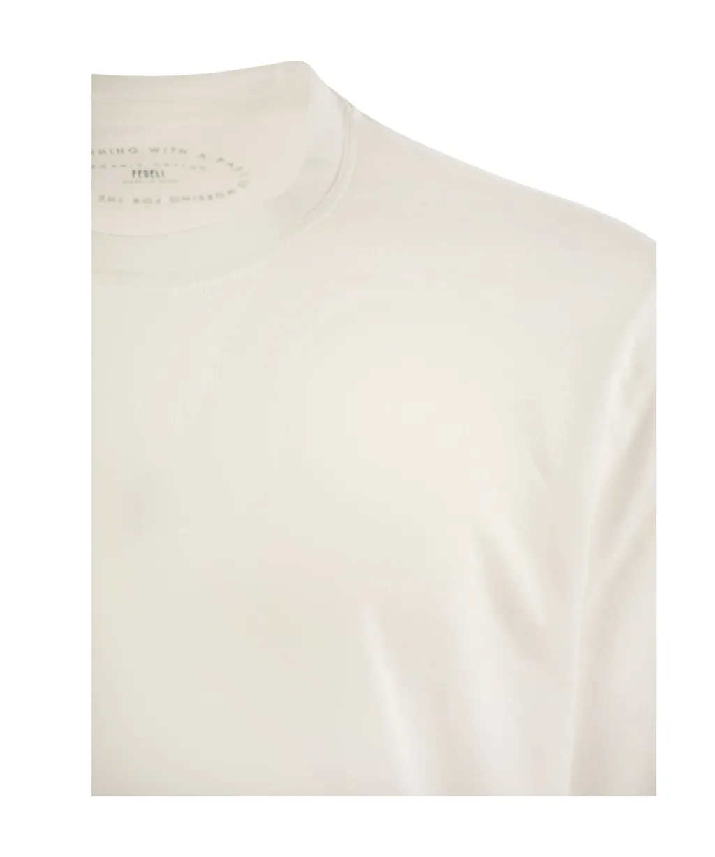Giza Cotton Crew Neck T-Shirt