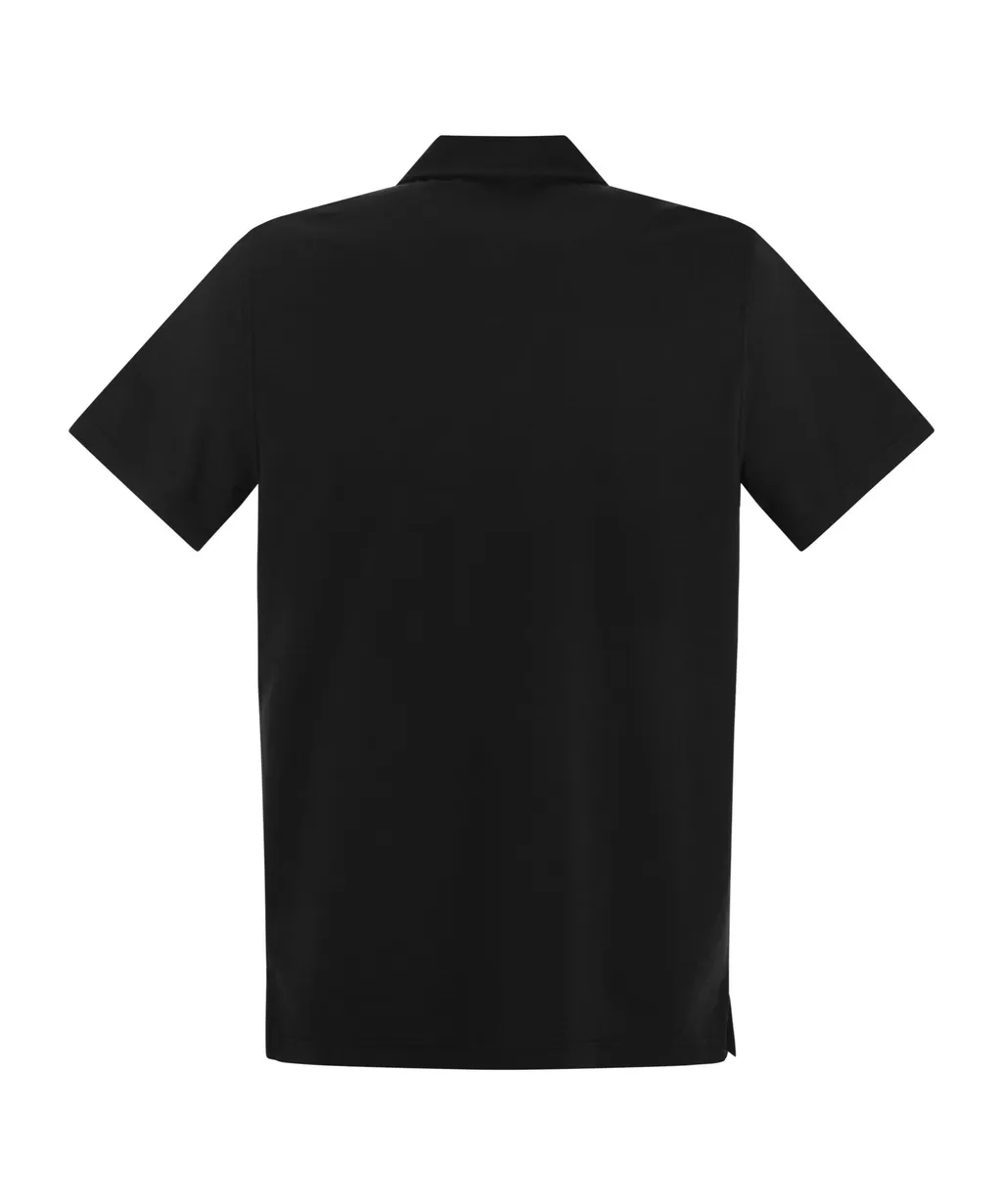 Open Neck Polo Shirt