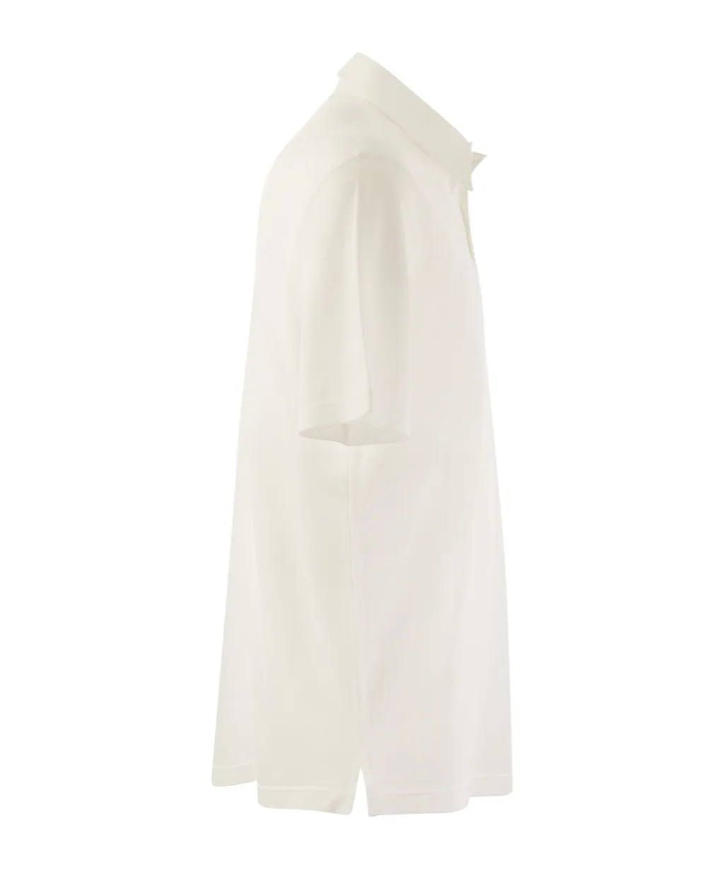 Garment-Dyed Polo Shirt