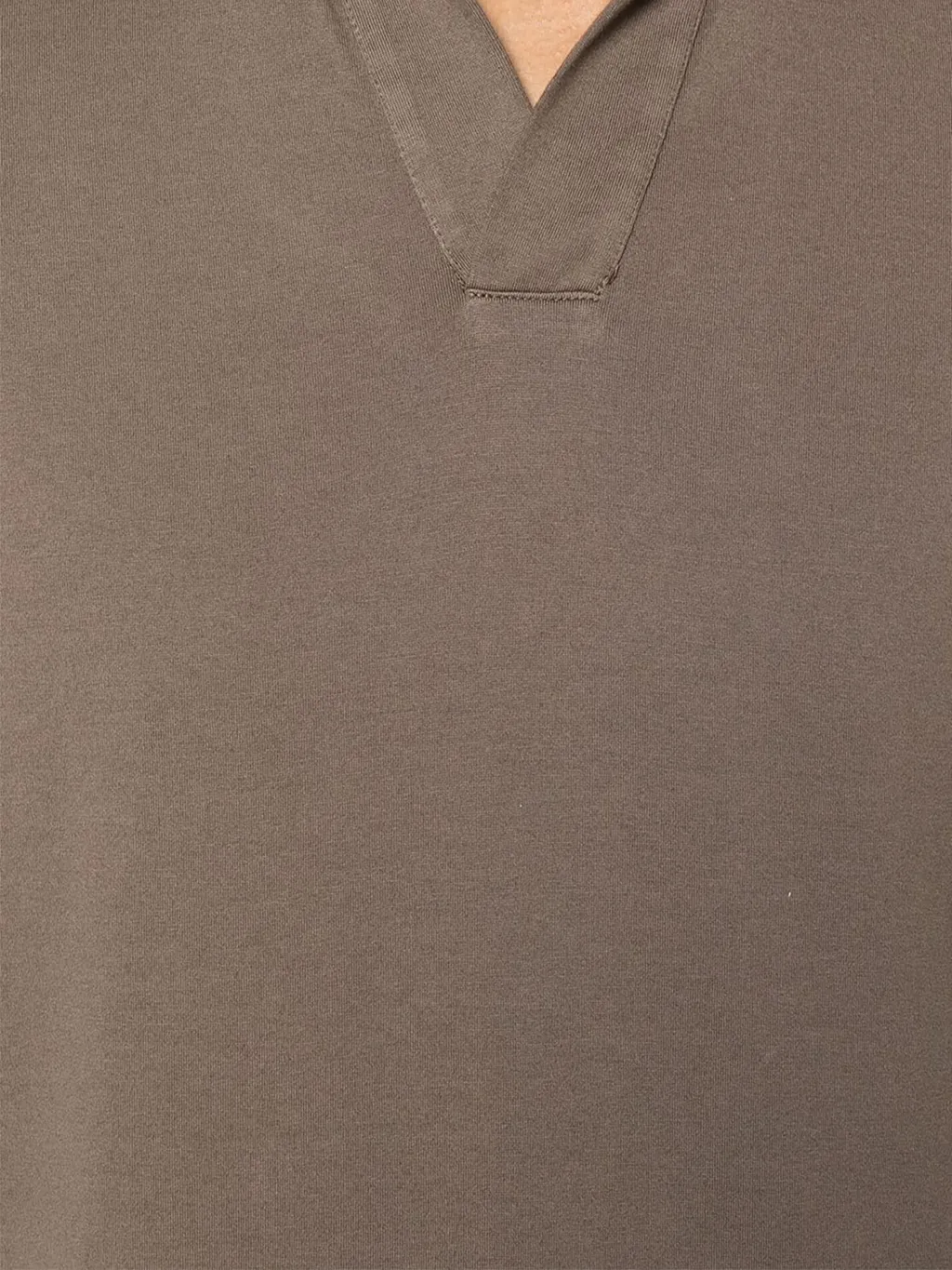 Open Collar Polo Shirt