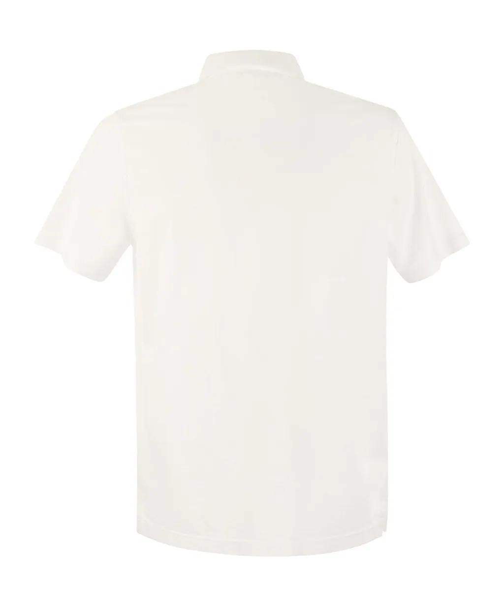 Open Neck Polo Shirt