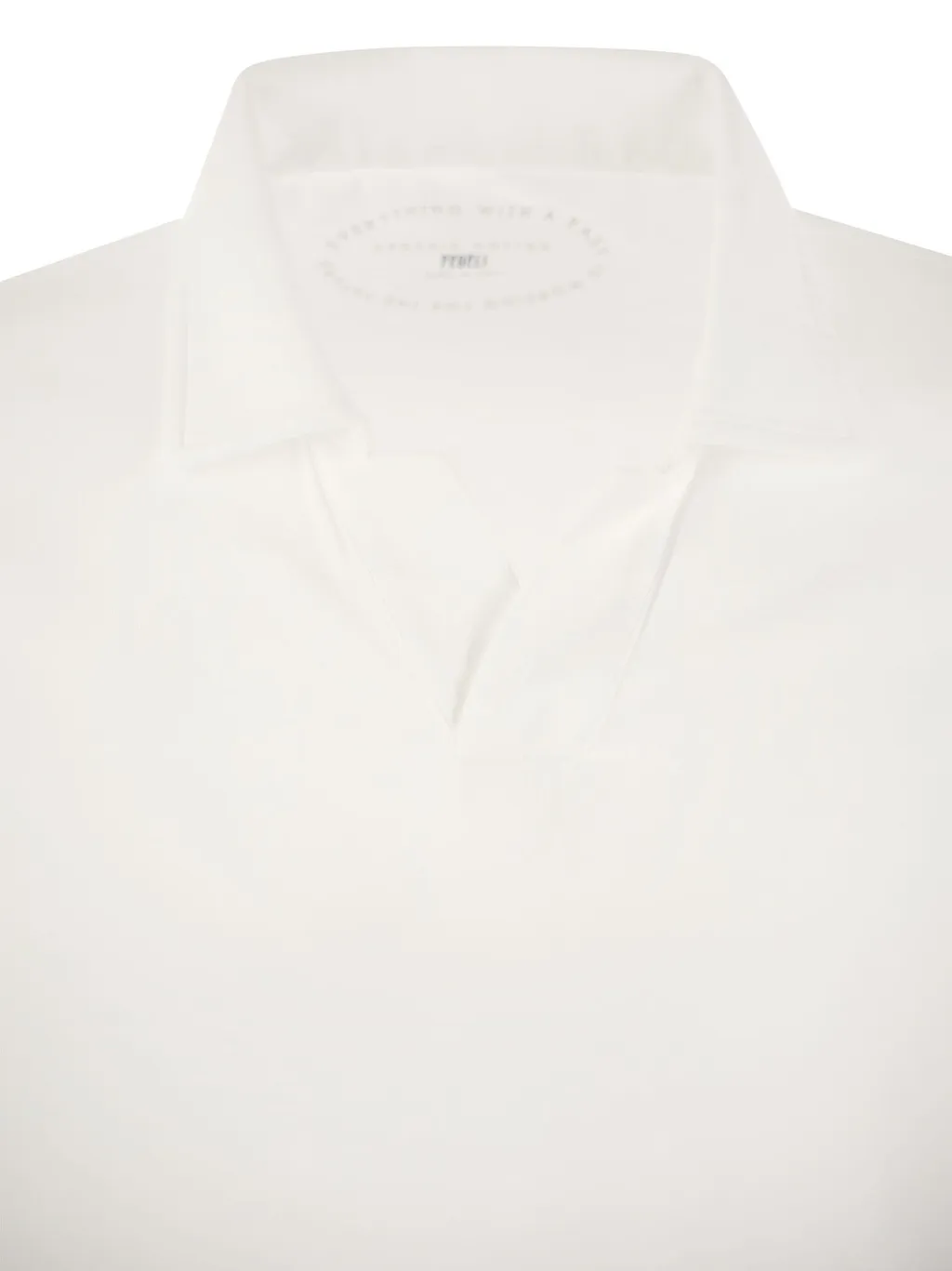 Open Neck Polo Shirt