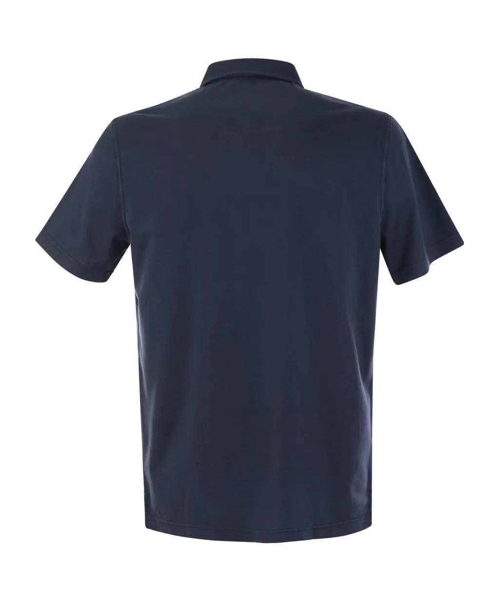 Open Neck Polo Shirt