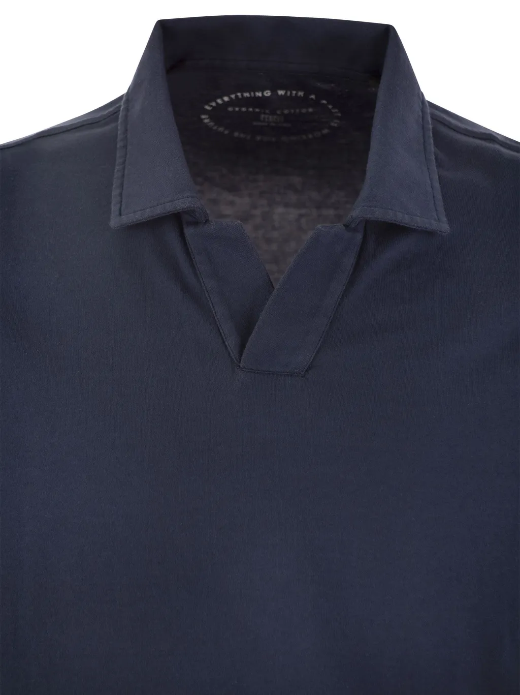 Open Neck Polo Shirt
