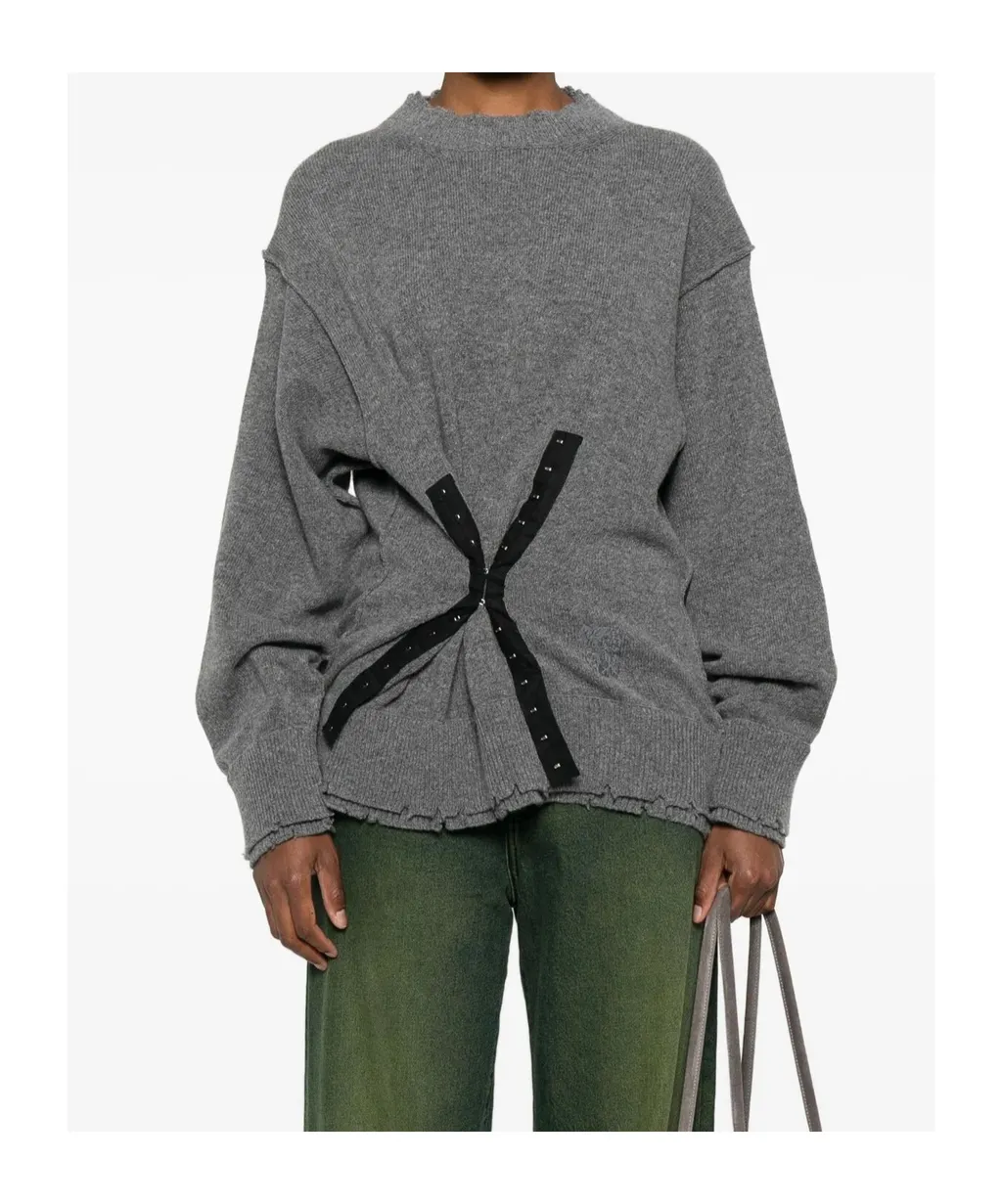 Raw-Edge Sweater