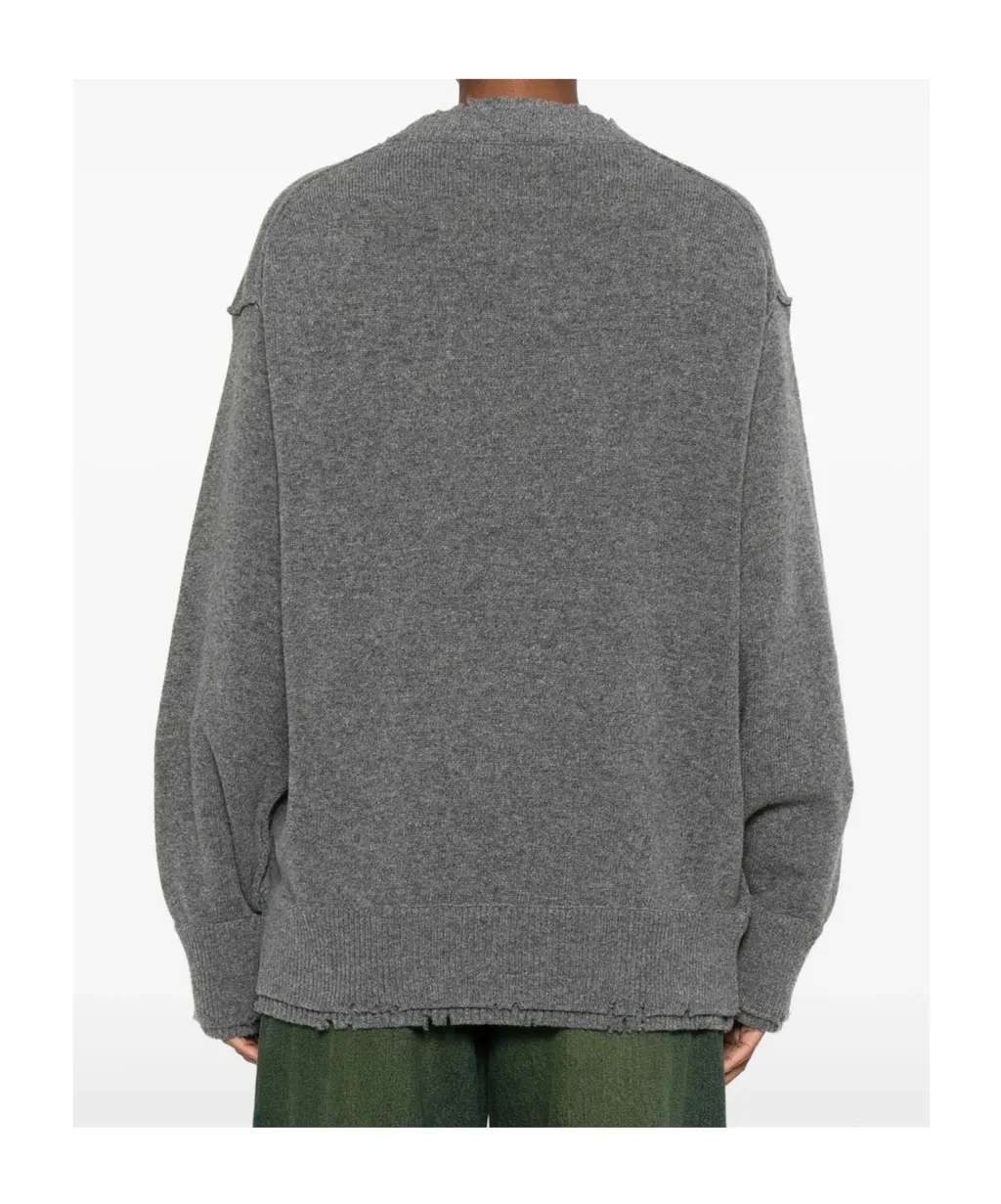 Raw-Edge Sweater