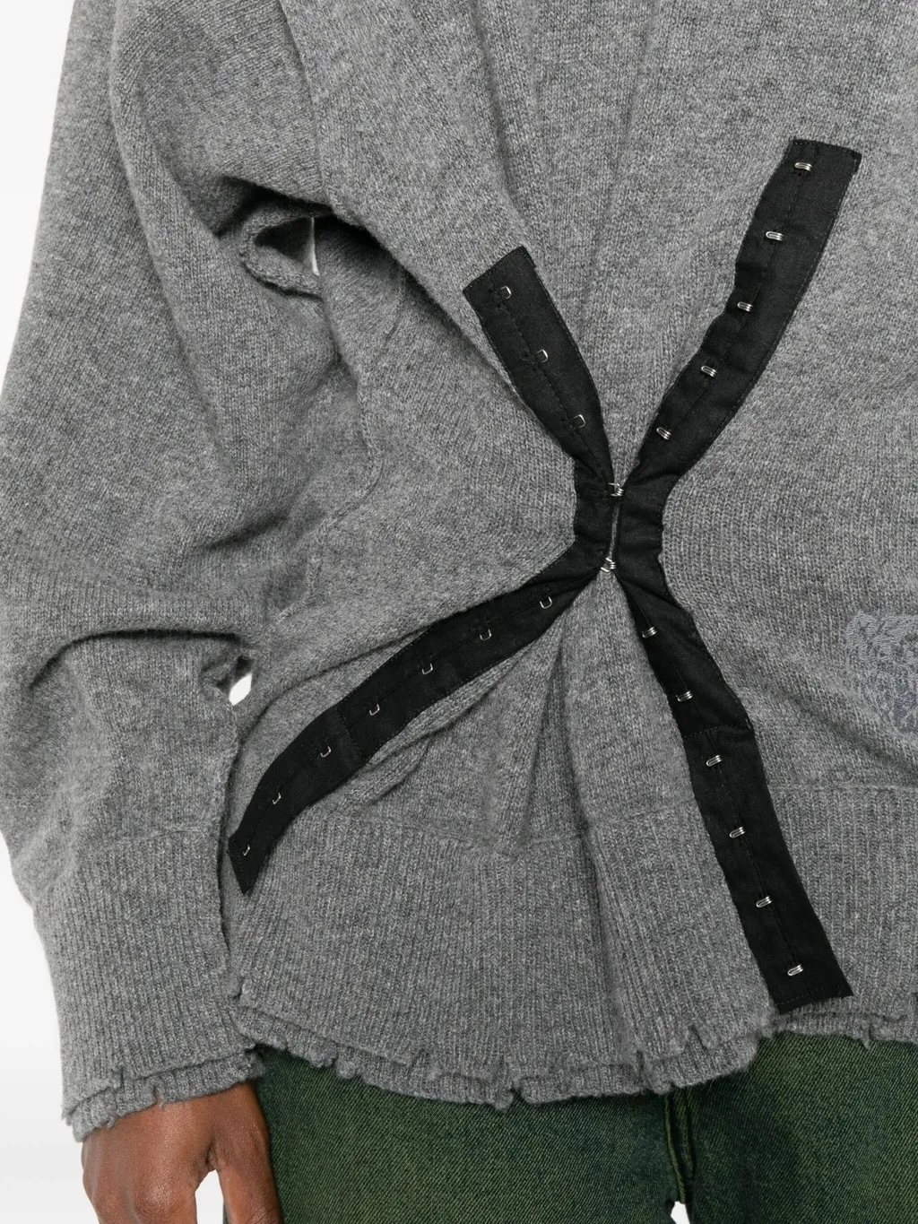 Raw-Edge Sweater