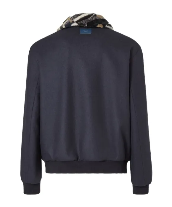 Long-Sleeved Bomber Jacket