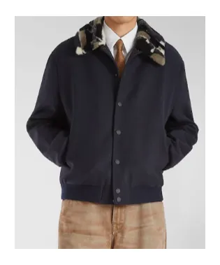 Long-Sleeved Bomber Jacket
