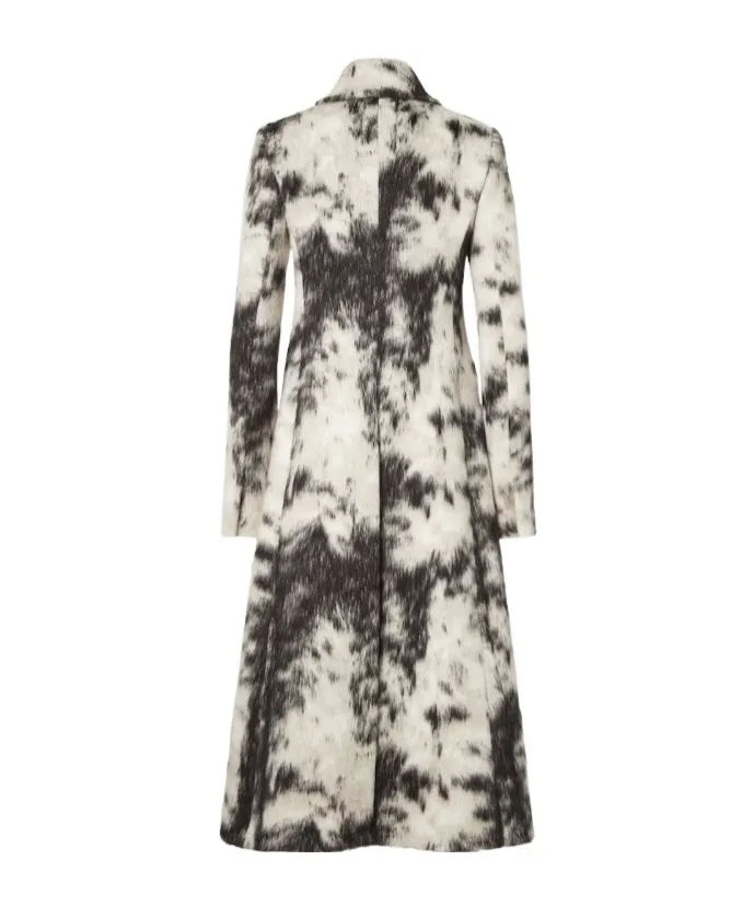 Frosted Fauna Wool Coat