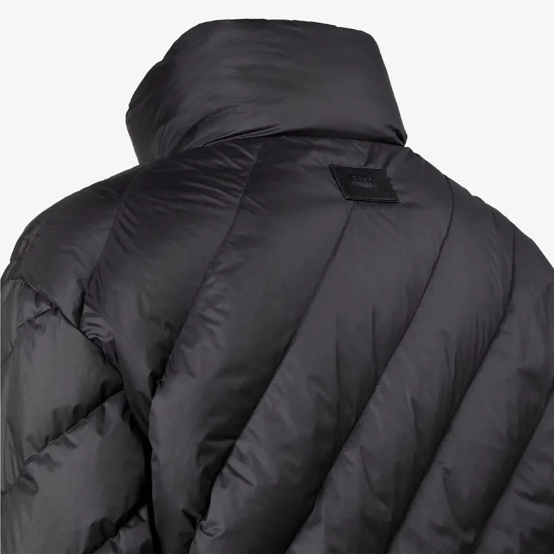 Reversible Black Nylon Down Jacket