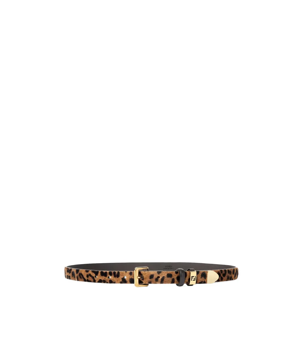 Forever Fendi Leopard Belt