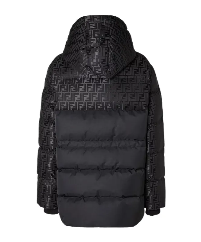 Ff Jacquard Technical Fabric Down Jacket